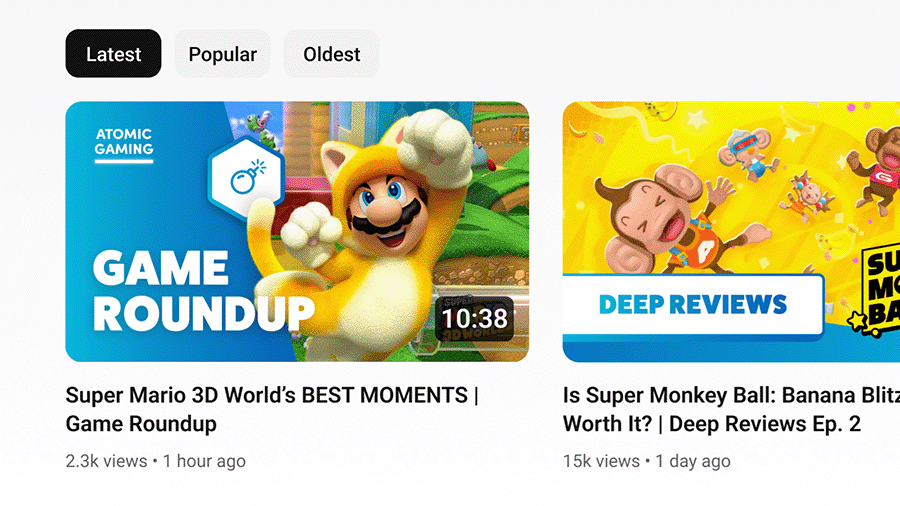 YouTube Thumbnails GIF