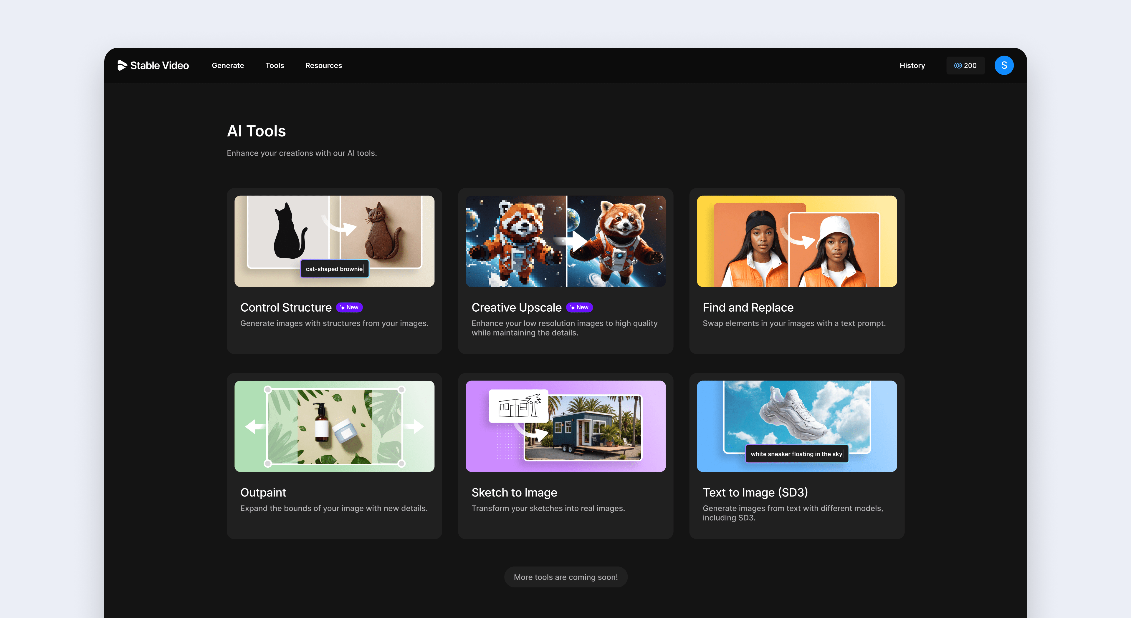 Tools Page