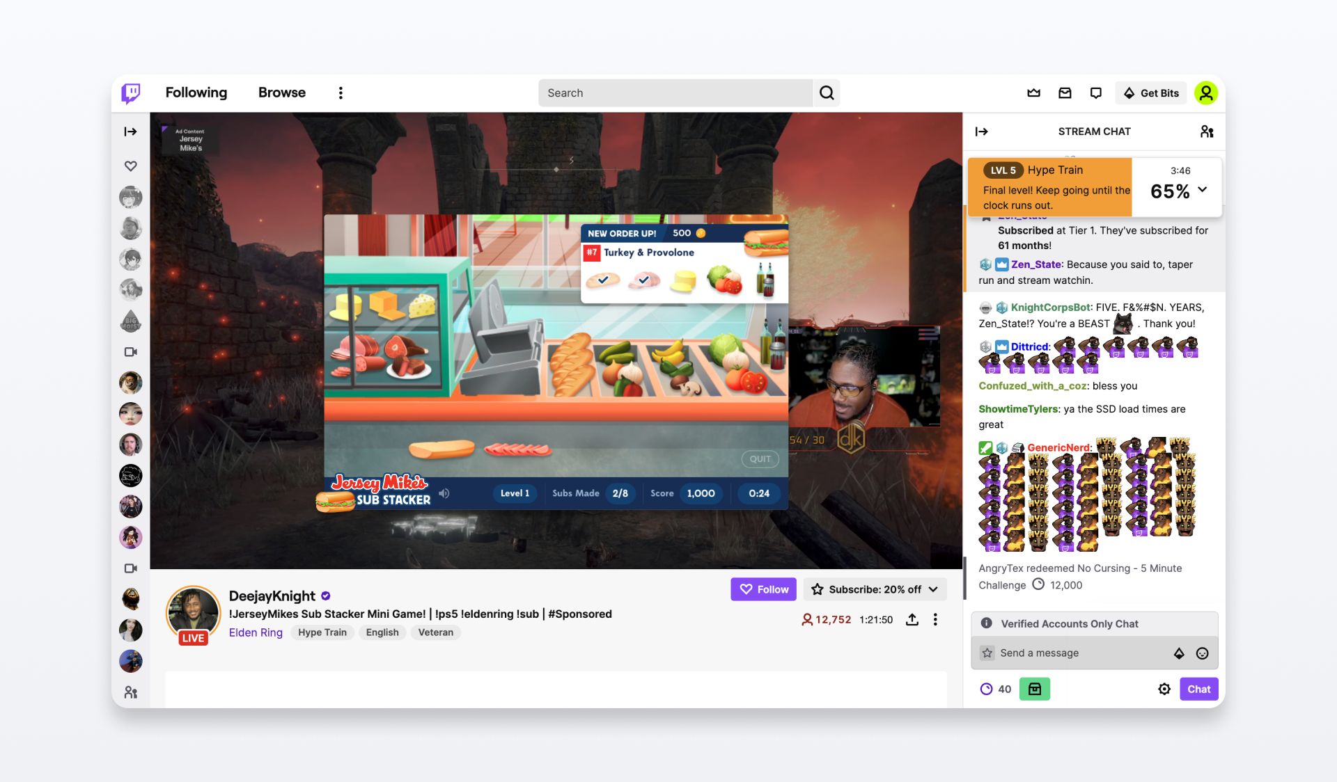 Jersey-Mikes_Stream_Screenshot