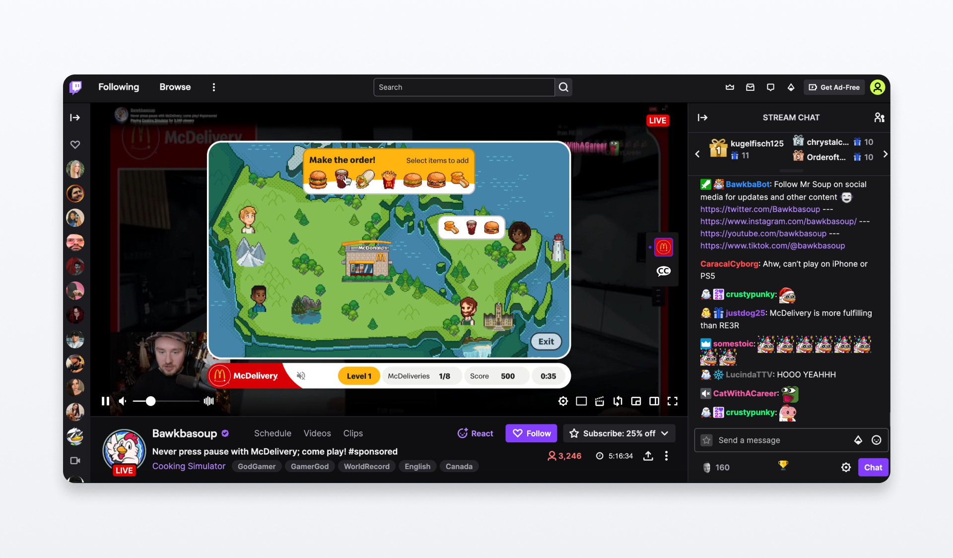 McDelivery_Stream-Screenshot